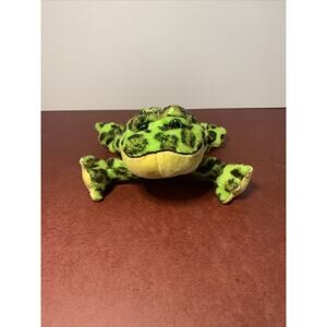 Ganz Webkinz Lil Kinz Bullfrog Plush Beanbag Stuffed Toy 6.5 Inch